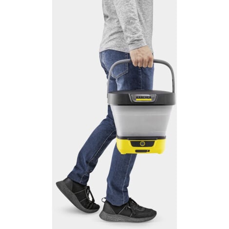 Karcher Nettoyeur mobile OC3 pliable, autonome en eau et en électricité, idéal vélo, bottes, chiens, outils de jardin