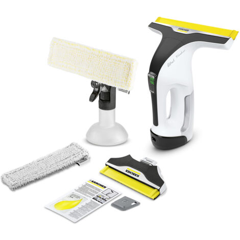 Karcher WV 7 Signature Line Nettoyeur de vitres électrique sans fil garantie 3 ans avec coffret de rangement, autonomie 100 fenêtres