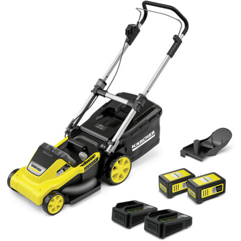 Tondeuse à gazon sans fil 36 V Karcher LMO 5-18 Dual Battery Set - 2 batterie 18 V / 5 Ah - moteur brushless - autonomie550 m² - coupe 41 cm (1/5)