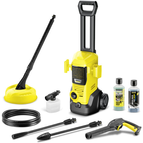 Nettoyeur haute pression Karcher K 2 Premium FJ Home - 110 bars - 360 L/h - canon à mousse, brosse terrasse, détergent pierres 1l, détergent univ 1l