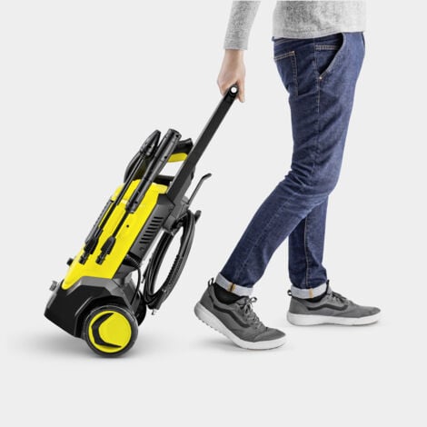 Nettoyeur haute pression Karcher K 5 FJ Home - 145 bars - 500 L/h - canon à mousse, brosse terrasse, détergent pierres, détergent universel