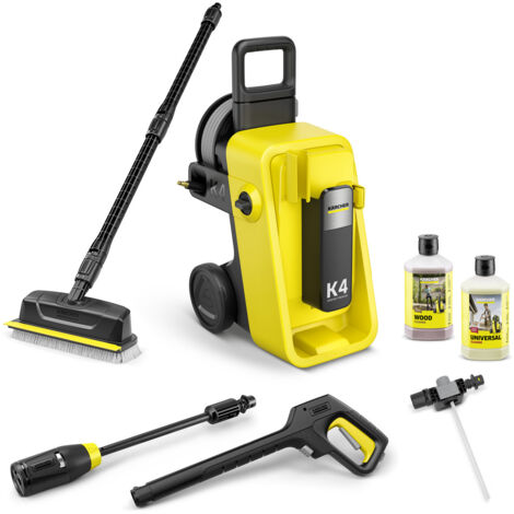 Nettoyeur haute pression KARCHER K4 Comfort Premium Veranda - 130 bars - 420L/h - brosse terrasse