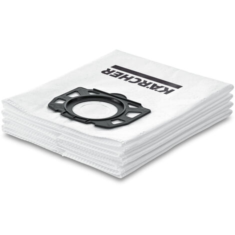 Karcher Sachet filtre ouate WD 4, WD 5, WD 6, WD 4290 / 5200 M / 5300 M / 5600 MP (paquet de 4)