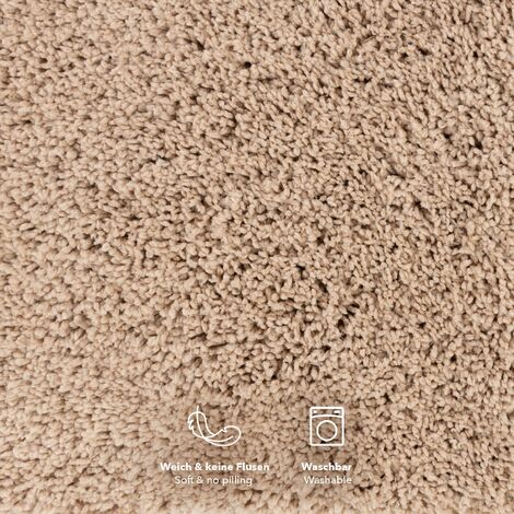 Badematte Sky Soft Sand Beige 70 x 120 cm