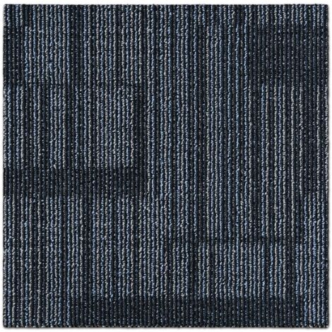 40 Teppichfliesen Anthrazit 50x50cm - 10m² Für Büro & Gewerbe