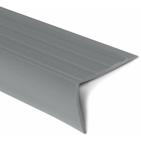 Stufenkantenprofil Michigan 45 x 42 mm Grau Länge: 120 cm
