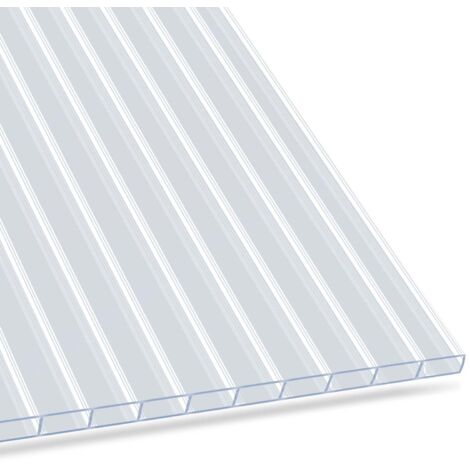 Doppelstegplatte Für Heimwerken & Konstruktion Transparent 4 mm 60,5 x 121 cm
