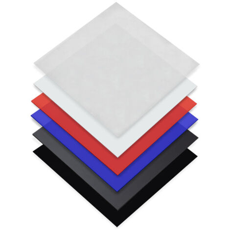 Farbige Acrylglasplatte 3 mm Rot 100 x 100 cm
