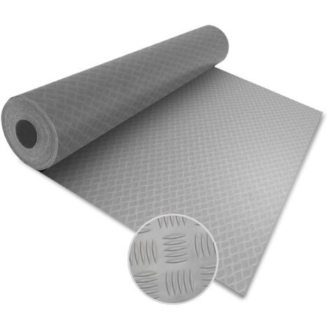PVC-Bodenbelag Diamond Cut Grau 120 x 450 cm