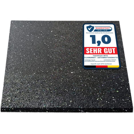 Antivibrationsmatte 19,7 mm Stärke 60 x 60 cm 7,0 kg