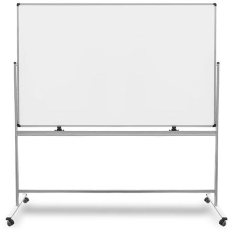Whiteboard speziallackiert Mobil & drehbar 150 x 100 cm