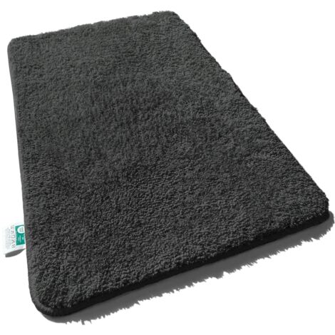 Badematten Sky Uni Deep Black 60 x 100 cm