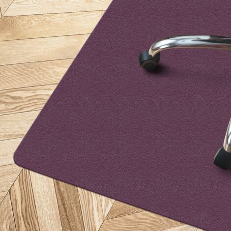 Vloerbeschermingsmat | Onderlegger voor kantoorstoel in melkwit | Anti-slip en krasbestendig | Gemaakt in Duitsland (90x120cm