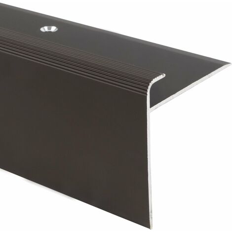Stufenkantenprofil Safety Form: F Bronze Dunkel M 100 cm