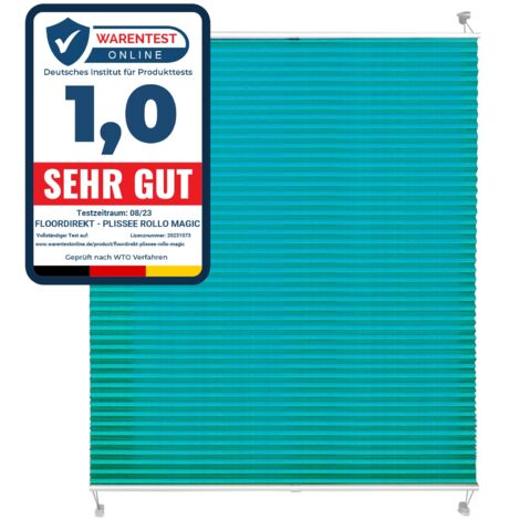 Plissee Faltrollo Magic Petrol 110 x 100 cm
