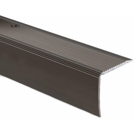 Stufenkantenprofil Integral K212 Form: L 30 x 20 mm Länge: 134 cm Vorgebohrt Bronze