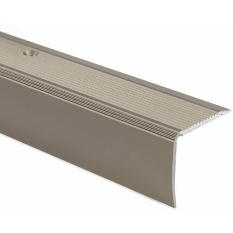 Stufenkantenprofil Integral K234 Form: L 35 x 30 mm Länge: 134 cm Vorgebohrt Champagner
