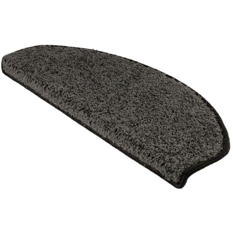 Stufenmatte Bali Anthrazit Halbrund 23,5 x 65 cm