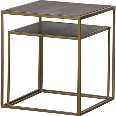 Table D'appoint Carrée John Lewis Eva Vison Bouleau - Style Contemporain