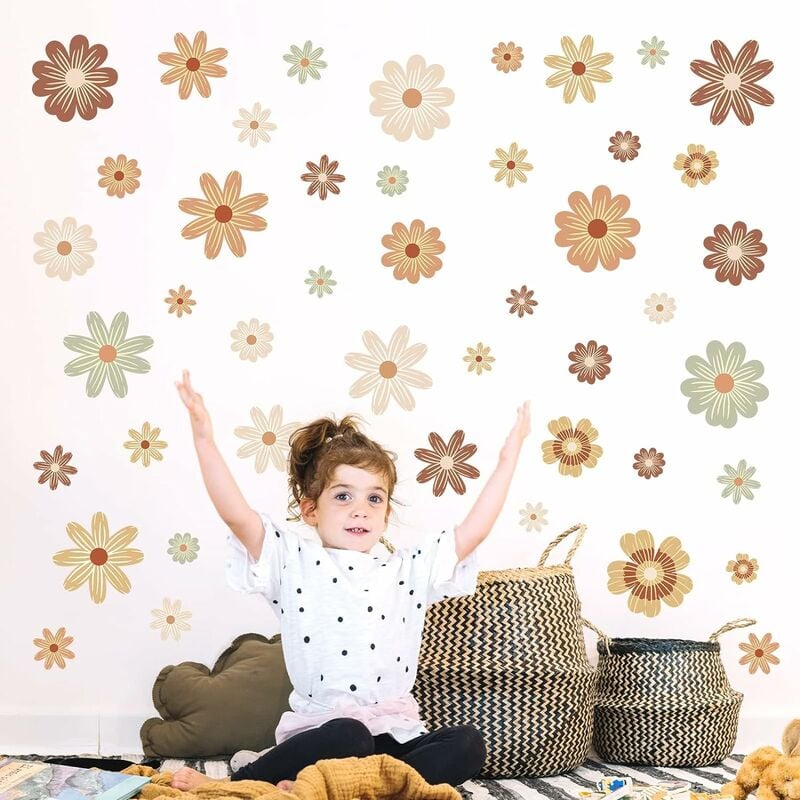 autocollant pois multicolores pour décorer vos murs