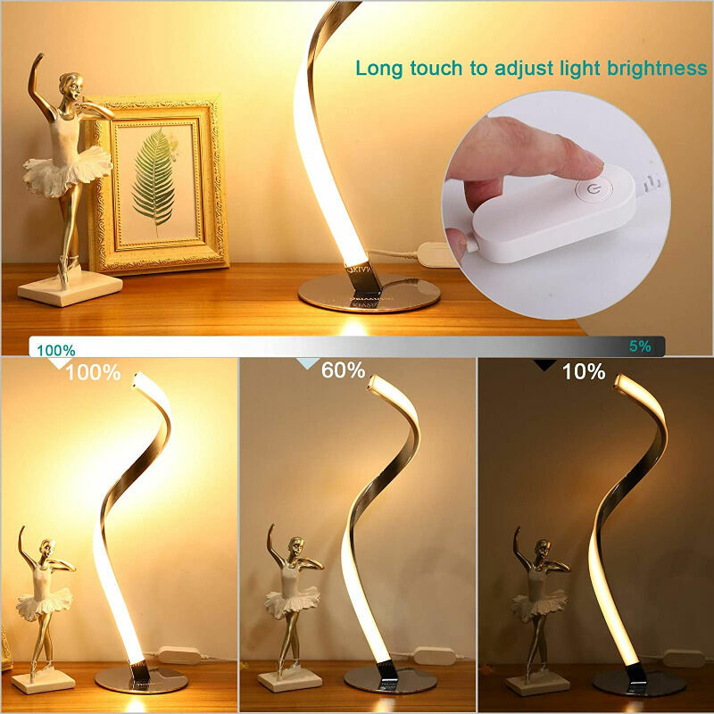 Lampe de table standard européenne lampe de chevet plug-in lampe de table  créative en forme de serpent,HANBING
