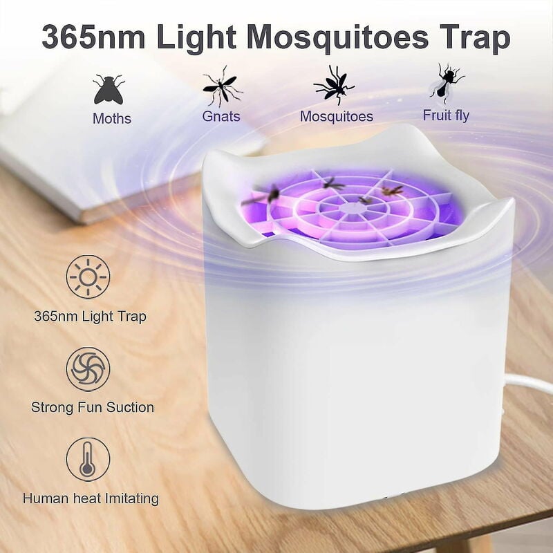 Lampe anti-insectes électrique pour l'extérieur et l'intérieur, faible  rayonnement, bébé enceinte, USB silencieux