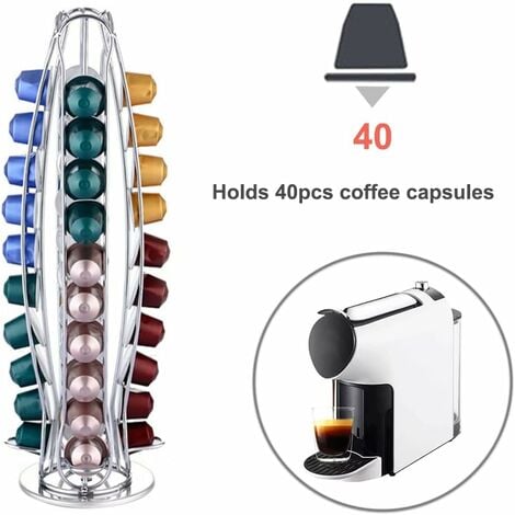 Porte-capsules avec tiroir Dolce Gusto - Porte-gobelet pour 72