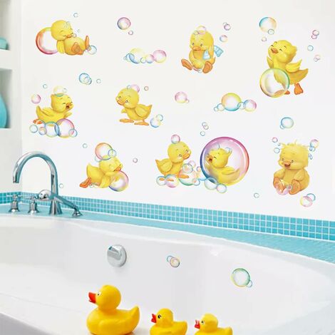 Stickers salle de bain bulles de savon. Stickers muraux salle de bain