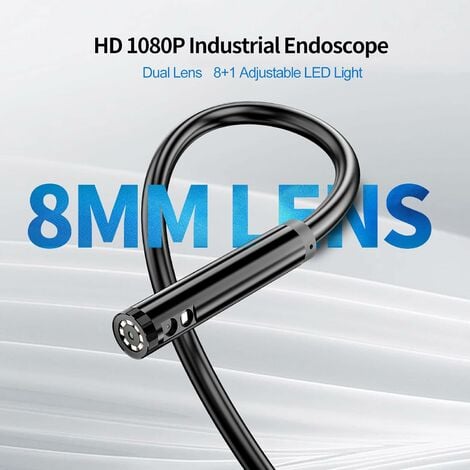 KZQ Endoscope industriel, caméra d'inspection numérique HD 1080p