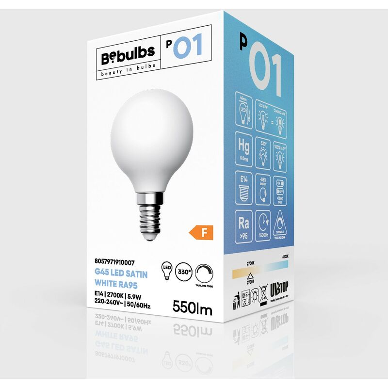 Bombilla LED R50 Satin 4W E14 Regulable 2700K