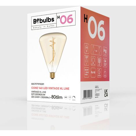 Bombilla LED E27 regulable R63 6.2W 520 lm 2700K