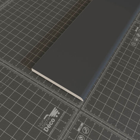 Champlat PVC Cellulaire 70 mm - Longueur 2.50 m - Lot de 5 - Anthracite