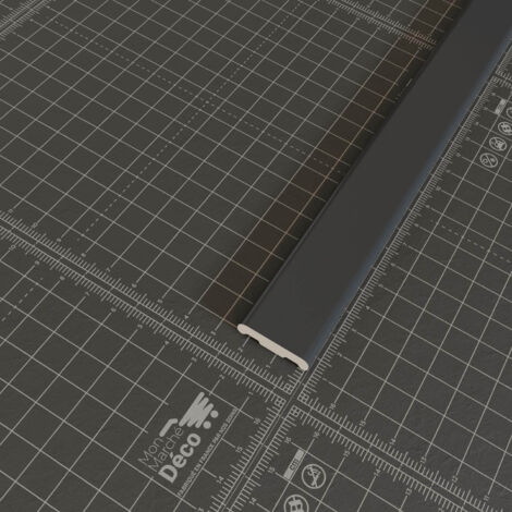 Champlat PVC Cellulaire 25 mm - Longueur 2.50 m - Lot de 5 - Anthracite