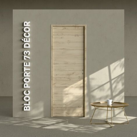 Bloc-Porte Tokyo H. 204 x l. 73 cm - Poussant Gauche