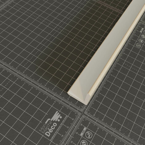 Baguette d'Angle PVC Cellulaire 25 mm - Longueur 1 m - Sable (1/4)