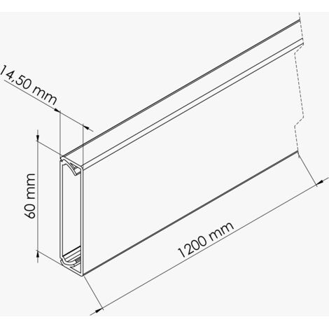Cooalinar Goulotte Carrée Passe-câble Sol | Cache-fils Auto-adhésif En Alliage D'aluminium, Multi-tailles (20x20mm à 100x50mm) Pour Bureau, Maison, Magasin - 2