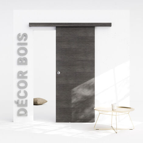 Porte Coulissante avec Rail - Costa Rica 83 cm - Sans butée