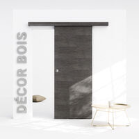 Porte Coulissante avec Rail - Costa Rica 83 cm - Sans butée