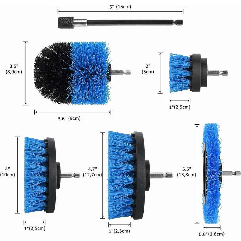 LOT 3 BROSSE DE NETTOYAGE SUR VISSEUSE PINCEAU LAVAGE VOITURE CARRELAGE MAISON LOT 3 BROSSE DE NETTOYAGE SUR VISSEUSE PINCEAU LAVAGE VOITURE CARRELAGE MAISON