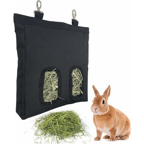 Sac de Foin Suspendus Animaux Sac de Foin Suspendu Feeder Bag Sac d'alimentation en Foin de Cochon d'Inde Sac d'alimentation de Foin pour Petits Animaux Lapin mer Cochon Chinchilla Hamster Magasin,VEB