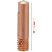 1.0 20 pièces Embout de contact en cuivre pour consommables de torche de soudage 15AK MIG/MAG 0.8/1.0mm 