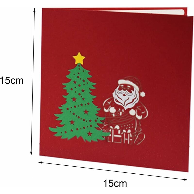 Enveloppe de carte-cadeau de Noël, porte-carte cadeau de Noël, porte-carte  cadeau pop-up, porte-carte cadeau de Noël, porte-carte cadeau enseignant -   France