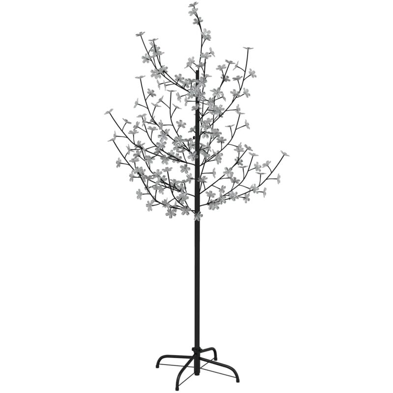 Arbre à LED, Cerisier 150 cm avec 384 fleurs lumineuses blanc chaud - IP44