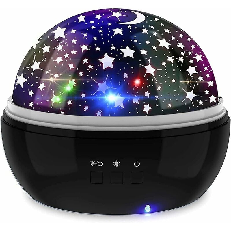 Flkwoh Projecteur Ciel Toil,planetarium Projecteur,led Enfant Veilleuse  ,veilleuse Toile Avec Rotative 360 Degrs,projecteur Galaxie Avec Bluetooth  E