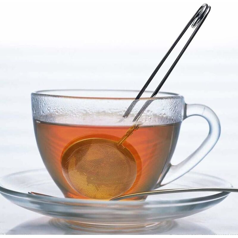 2x pinces à thé, infuseur à thé sphérique en acier inoxydable 304,  passoires à thé