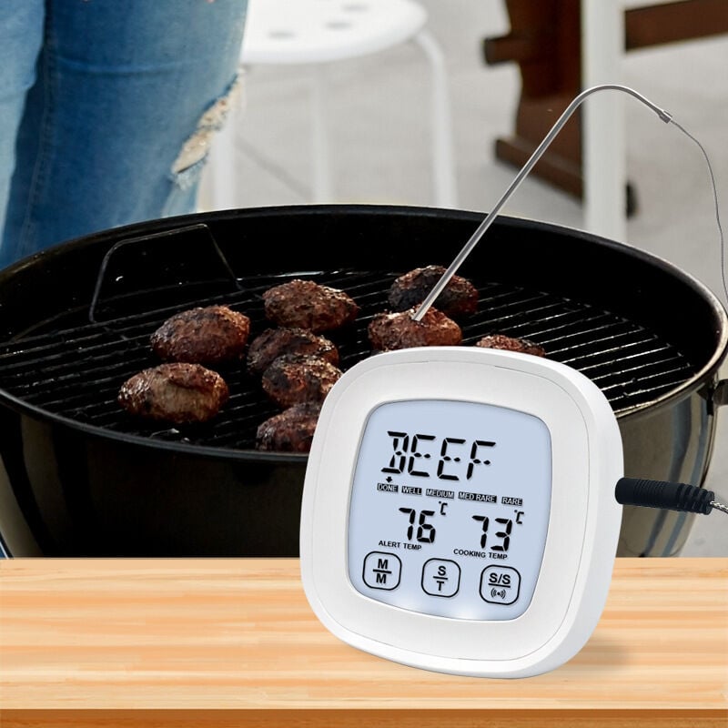 Thermomètre numérique Cuisine Laser de cuisson des aliments un
