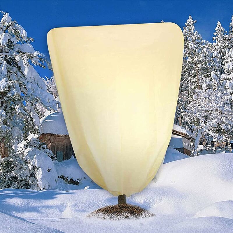 Housse d'hivernage pop up blanche 60g/m² Ø 0,7 m x 1,50 m