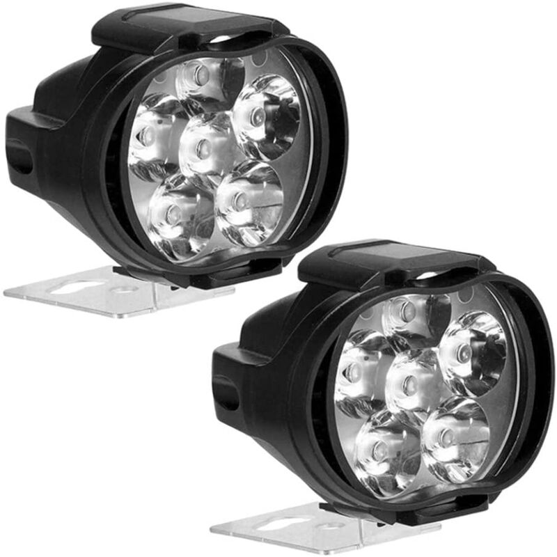 Mini Projecteur LED Pour Motos, Phares De Voiture, Lumière Auxiliaire,  Lumières De Moto, Éclairage De Travail, Double Couleur - Temu Belgium