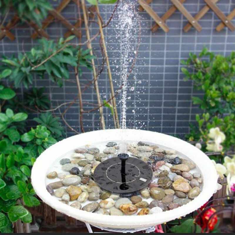 Fontaine solaire flottante 3W, fontaine d'eau pour jardin, feuille de  Lotus, piscine, étang, décoration, panneau solaire, pompe à eau, Patio,  pelouse