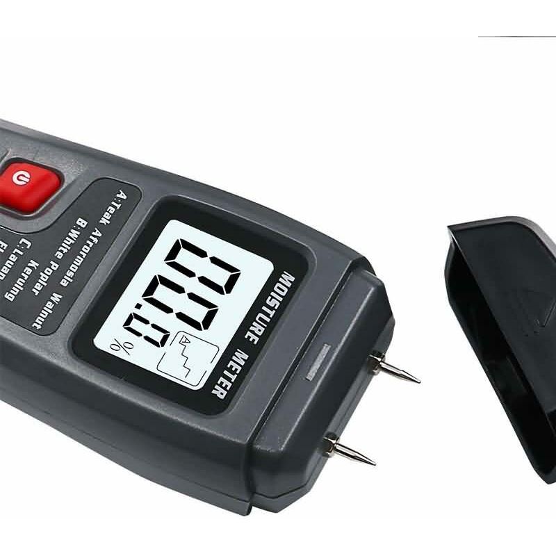 Humidimètre pour bois 4 en 1, détecteur d'humidité des cheveux, copeaux de  bois, hygromètre, testeur de bois de chauffage, travail de calcul, travail  de calcul, 0-99.9%